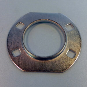 Axle bearing flanges